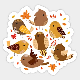 Cute Birds Sticker